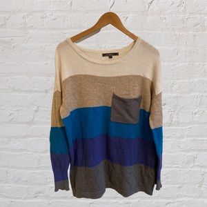 Love Stitch Color-block Sweater